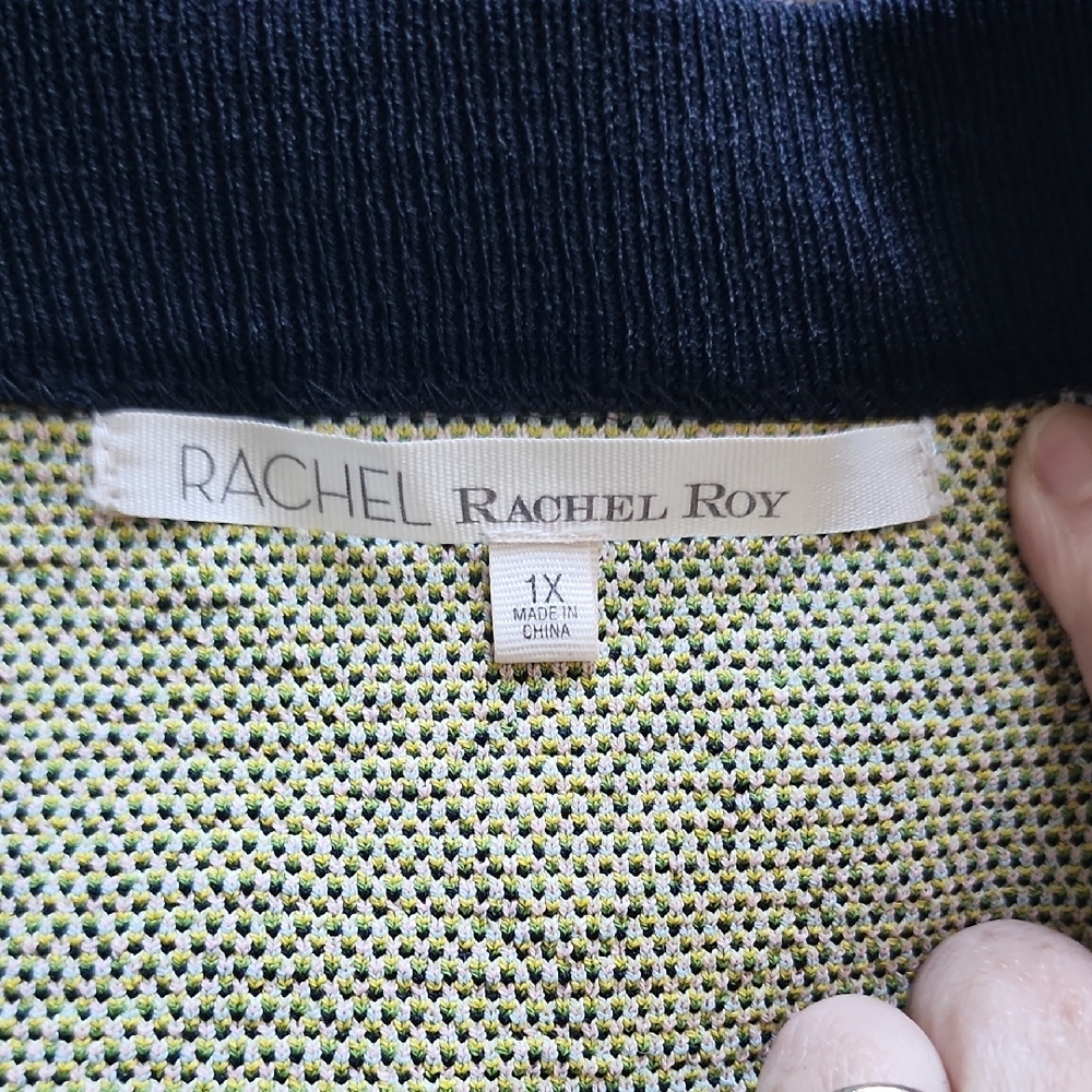 RACHEL Rachel Roy Vibrant Fan Pattern Pencil Skirt - Picture 2 of 4